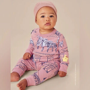Tea Collection X Hello Kitty 9-12 months Pink snap front romper France French